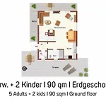 Tatil Evi Huettenchalet Waldschatz Mit Sauna, Kamin Und Eingezaeunt
