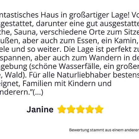 Hüttenchalet Waldschatz