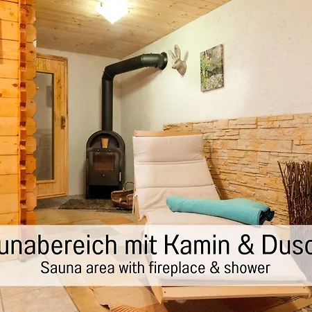 Huettenchalet Waldschatz Mit Sauna, Kamin Und Eingezaeunt 펜션 *